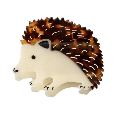 Hoja de acetato Garra de pelo, Erizo, hecho a mano, Joyería & para mujer, 70x58mm, Vendido por UD