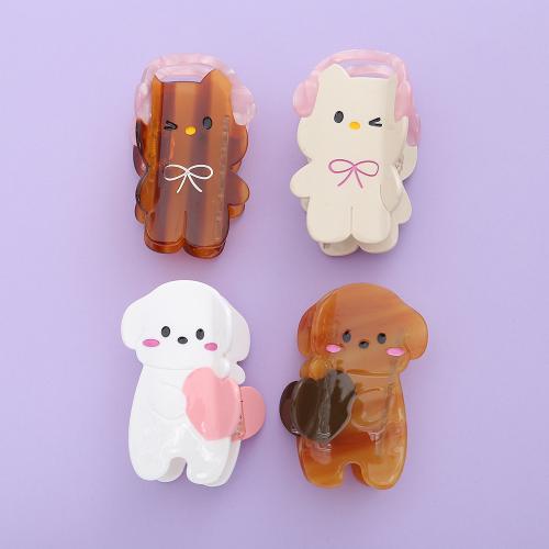 Acetat-Blatt Haarklammer, Cartoon, Niedlich & verschiedene Stile für Wahl & für Frau, 85x55mm, verkauft von PC