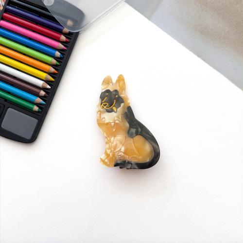 Acetat list Kljun Clip, s Cink Alloy, Pas, Slatka & za žene, 35x56mm, Prodano By PC