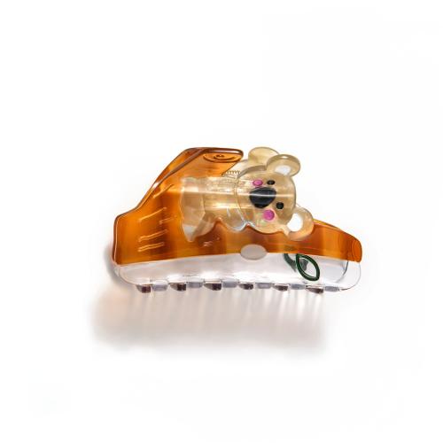 Acetátlap Hair Claw Clip, Koala, cuki & a nő, 85x45x50mm, Által értékesített PC