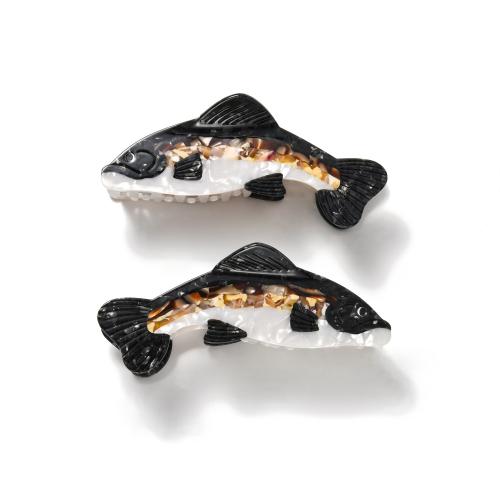 Acetátový list Hair Claw Clip, Ryba, Fajn & pro ženy, 145x45x60mm, Prodáno By PC