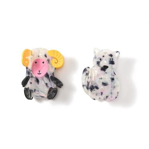 Acetat-Blatt Haarklammer, Cartoon, Niedlich & verschiedene Stile für Wahl & für Frau, verkauft von PC