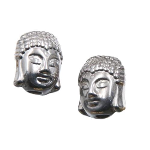Edelstahl-Beads, 304 Edelstahl, Buddha, plattiert, DIY & verschiedene Stile für Wahl, verkauft von PC