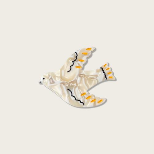 Foglio di acetato clip a becco, with lega in zinco, Uccello, Carino & per la donna, 63x49mm, Venduto da PC