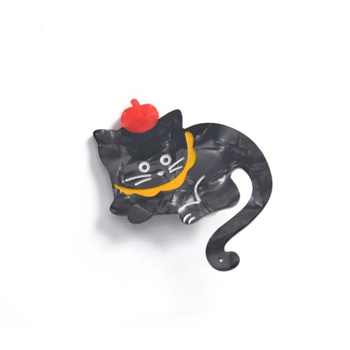 Acetate Alligator Hair Clip Cartoon cute & for woman Sold By PC