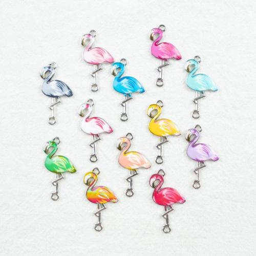 Animal zinek konektor, barva stříbrná á, DIY & smalt & 1/1 smyčka, více barev na výběr, 17x30mm, Prodáno By PC