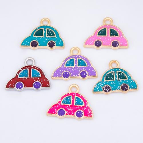 Zinc Alloy émail Pendants, alliage de zinc, Placage, DIY, plus de couleurs à choisir, 16x13mm, Vendu par PC