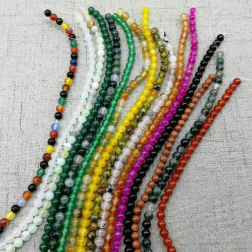 Agate Beads Round DIY 6mm Sold Per Approx 38 cm Strand