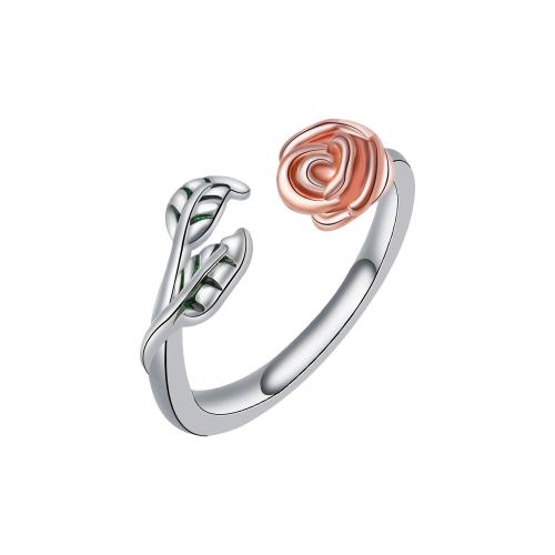 cobre Cuff Ring Finger, Rose, banhado, Dia das Mães Jóias & para mulher, tamanho:8, vendido por PC