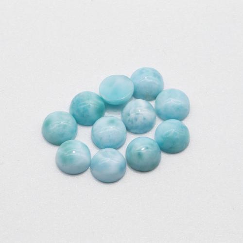 Gemstone Jewelry Beads Larimar Round polished DIY Sold By PC