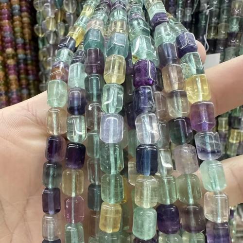 Natural Fluorite Beads Colorful Fluorite DIY Sold Per Approx 38 cm Strand