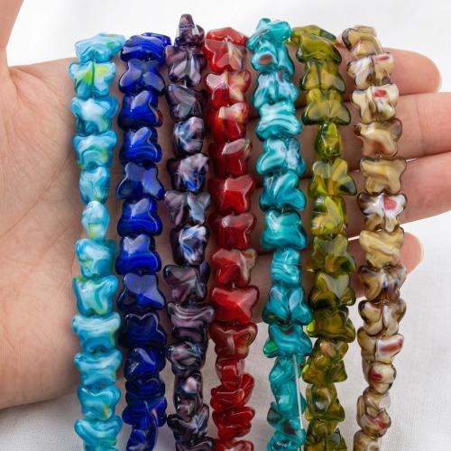 Crystal Beads Butterfly DIY Approx Sold By Strand