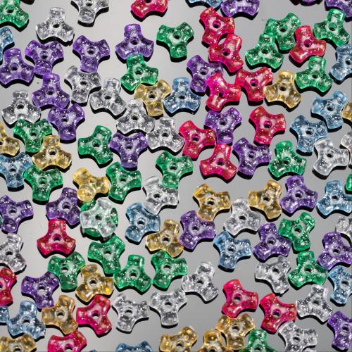 Διαφανές ακρυλικό Χάντρες, Ακρυλικό, DIY & διαφανής, μικτά χρώματα, 10mm, Περίπου 3000PCs/Παρτίδα, 500G/Παρτίδα, Sold Με Παρτίδα