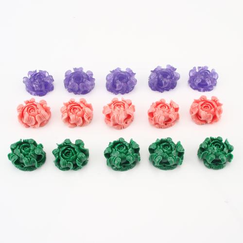 Prirodni Coral perle, Tree Paeony, možete DIY, više boja za izbor, 20x20x12mm, Prodano By PC