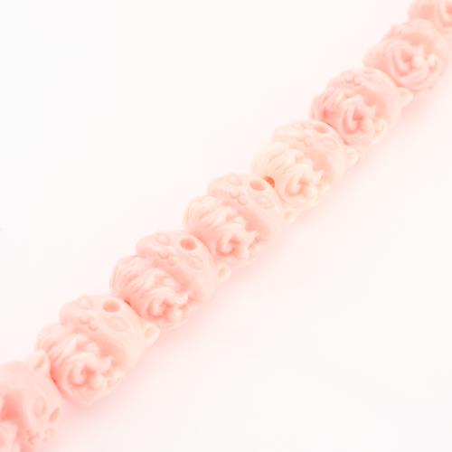 Sea Bamboo Coral Beads Dyed Bamboo Coral Fox DIY pink Sold By Strand