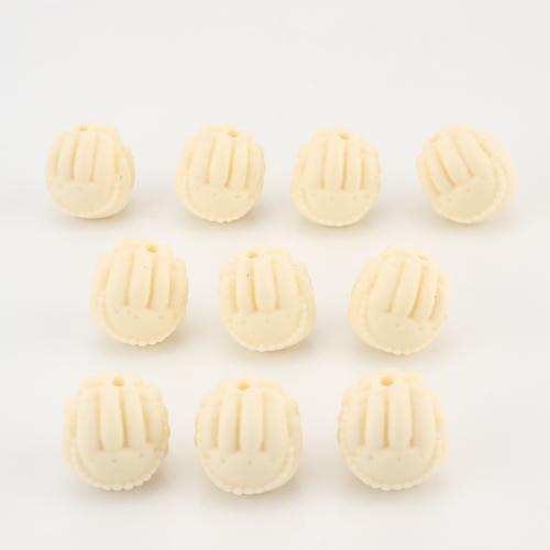 Naturlige koral perler, Hand, du kan DIY, gul, 18x16x16mm, Solgt af PC