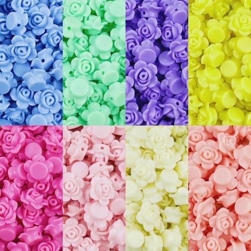 Opaque Acrylic Beads Flower DIY Approx 1mm Sold By Bag