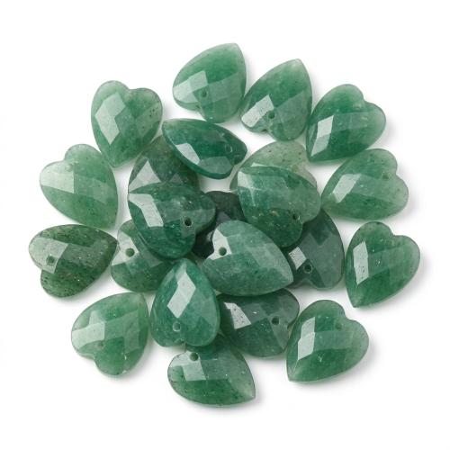 Gioielli ciondoli con gemme, pietra preziosa, Cuore, DIY & sfaccettati, nessuno, 13x20mm, Venduto da PC