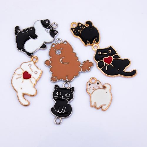 Pingentes de esmalte de liga de zinco, banhado, DIY & Vario tipos a sua escolha, Mais cores pare escolha, vendido por PC