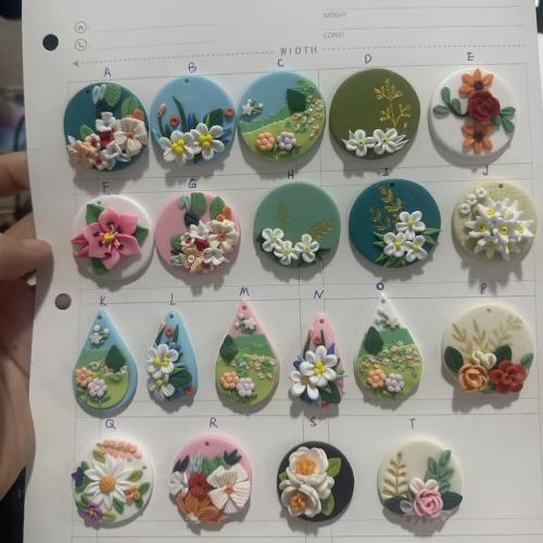 Polymer Clay Pendants DIY Sold By PC