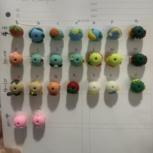 Polimero-Clay-Beads, argilla polimero, DIY & stili diversi per la scelta, Foro:Appross. 3mm, Venduto da PC