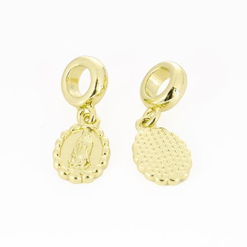 Messing hangers, gold plated, DIY, 22x9x9mm, Verkocht door PC