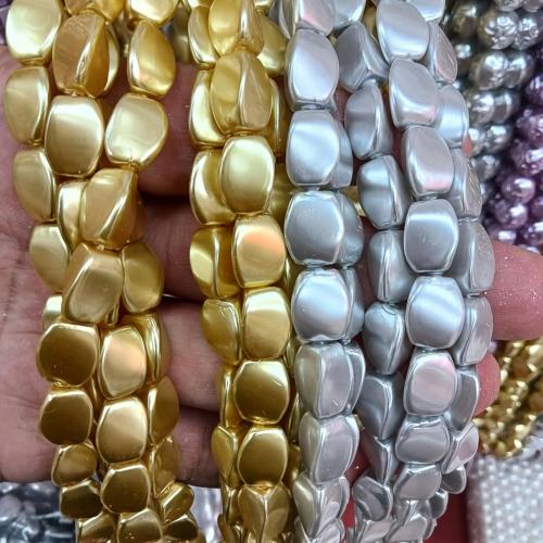 Бусины из ракушек с Южного моря, Shell Pearl, Нерегулярные, DIY, Много цветов для выбора, 8x12mm, Приблизительно 32ПК/Strand, продается Strand