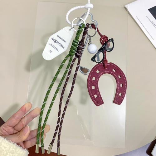 Nylon Key spona, s PU & Zinek, unisex, 230mm, Prodáno By PC