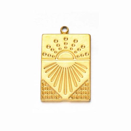 Stainless Steel korut Riipukset, 304 Stainless Steel, kullan väri kullattu, tee-se-itse & eri tyylejä valinta, 5PC/laukku, Myymät laukku