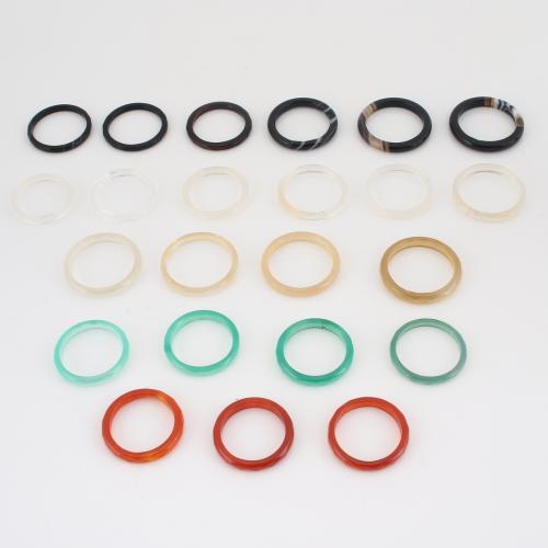 Ædelsten Sammenkædning Ring, Donut, du kan DIY, flere farver til valg, 23x23x3mm, Solgt af PC