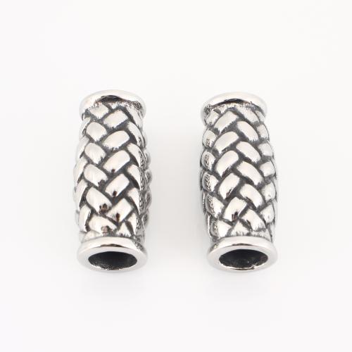 Stainless Steel Tube Beads 304 Stainless Steel DIY Sold By PC