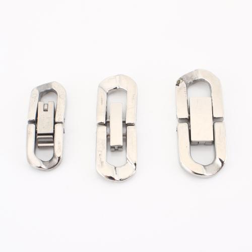 Stainless Steel Jewelry Clasp 304 Stainless Steel DIY original color Sold By PC