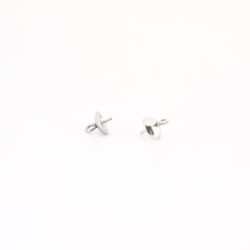 Rostfritt stål Peg Bail, 304 rostfritt stål, DIY, ursprungliga färgen, 7x6x6mm, Säljs av PC