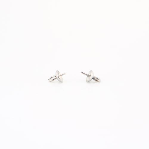 Rostfritt stål Peg Bail, 304 rostfritt stål, DIY, ursprungliga färgen, 9x9x5mm, Säljs av PC