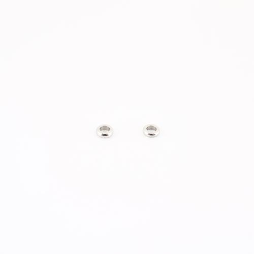 Stainless Steel Spacer Kralen, 304 roestvrij staal, DIY, oorspronkelijke kleur, 4x4x1mm, Verkocht door PC