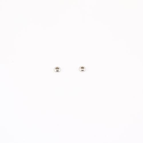 الفولاذ المقاوم للصدأ الخرز فاصل, 304 الفولاذ المقاوم للصدأ, ديي, اللون الأصلي, 3x3x1mm, تباع بواسطة PC