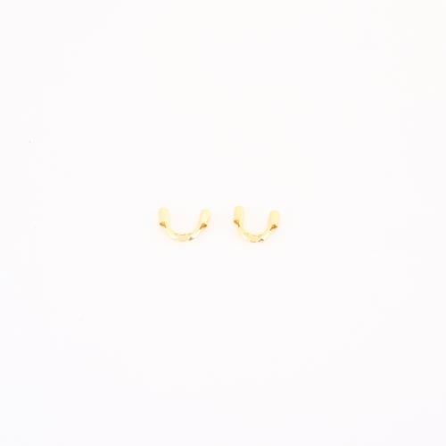 Нержавеющая сталь 304 Guard Thread, плакирован золотом, DIY, 5x5x6mm, продается PC