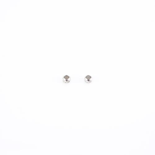 الفولاذ المقاوم للصدأ الخرز فاصل, 304 الفولاذ المقاوم للصدأ, ديي, اللون الأصلي, 3x3x3mm, تباع بواسطة PC