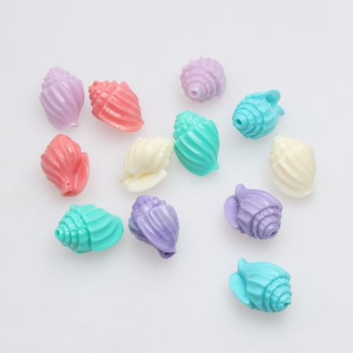 Resin Jewelry Beads Conch injection moulding DIY 16mm Sold By Bag