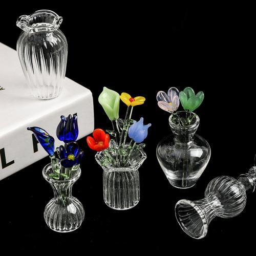 Glass Decoration Vase transparent Sold By PC