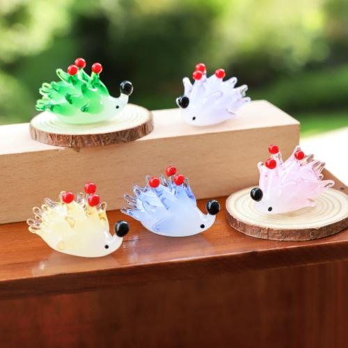 Glass Decoration Hedgehog cute Sold By PC