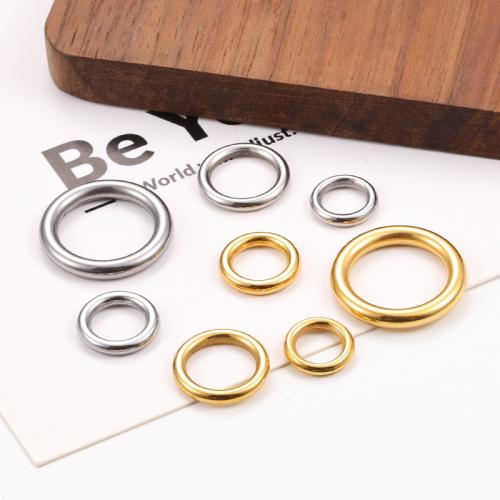 Rustfrit stål Linking Ring, 304 rustfrit stål, forgyldt, du kan DIY, flere farver til valg, 20mm, Solgt af PC