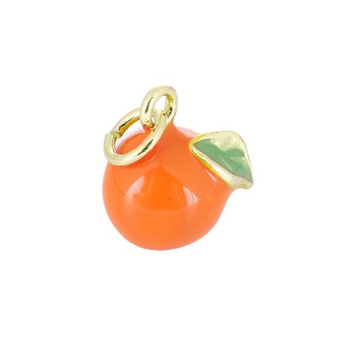 Brass Jewelry Pendants gold color plated DIY & enamel Sold By PC
