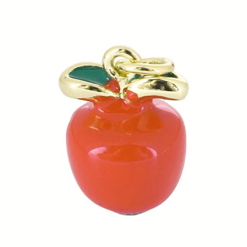Brass Jewelry Pendants gold color plated DIY & enamel Sold By PC