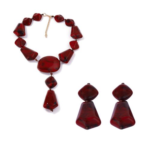 Resina gioielli set, placcato, gioielli di moda & stili diversi per la scelta & per la donna, nessuno, Venduto da set