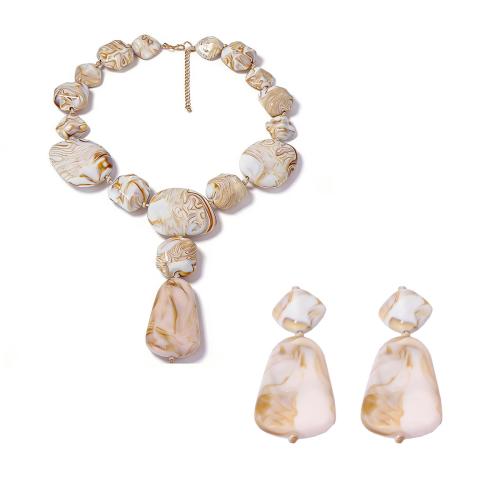 Resina gioielli set, placcato, gioielli di moda & stili diversi per la scelta & per la donna, nessuno, Venduto da set