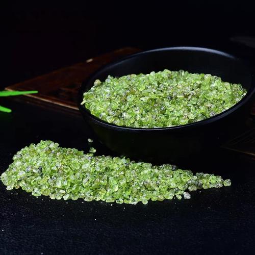 Gemstone Jewelry Beads Peridot Stone irregular DIY beads size 4-6mm Sold By KG