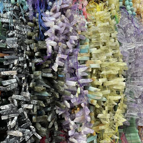 Perline gioielli gemme, pietra preziosa, DIY & materiali diversi per la scelta, beads size 8-12x30-55x6-8mm, Venduto per Appross. 38-40 cm filo