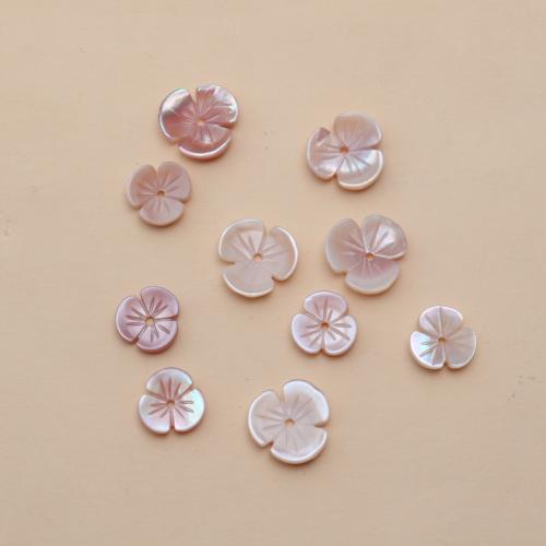 天然淡水シェルビーズ, ピンク貝, 花形, 彫刻, DIY & 異なるサイズの選択, 売り手 パソコン