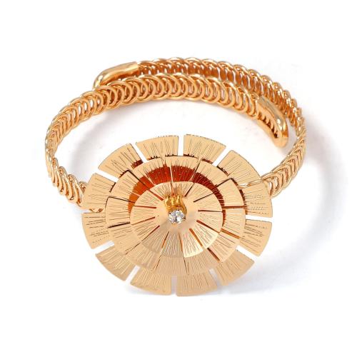 Jern Armbånd, guldfarve belagt, mode smykker & for kvinde & med rhinestone, Solgt af PC